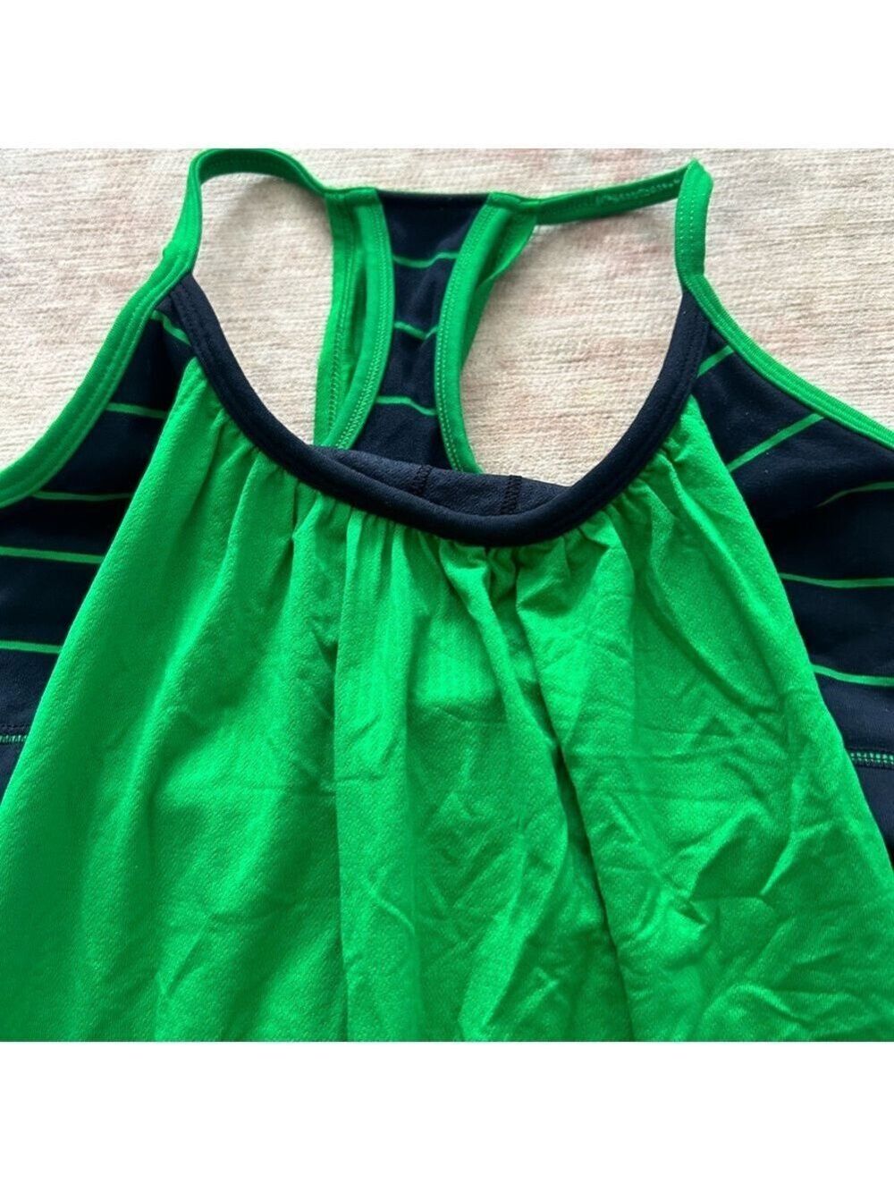 Lululemon Tank Top Green Blue Size 4 - Picture 2 of 4
